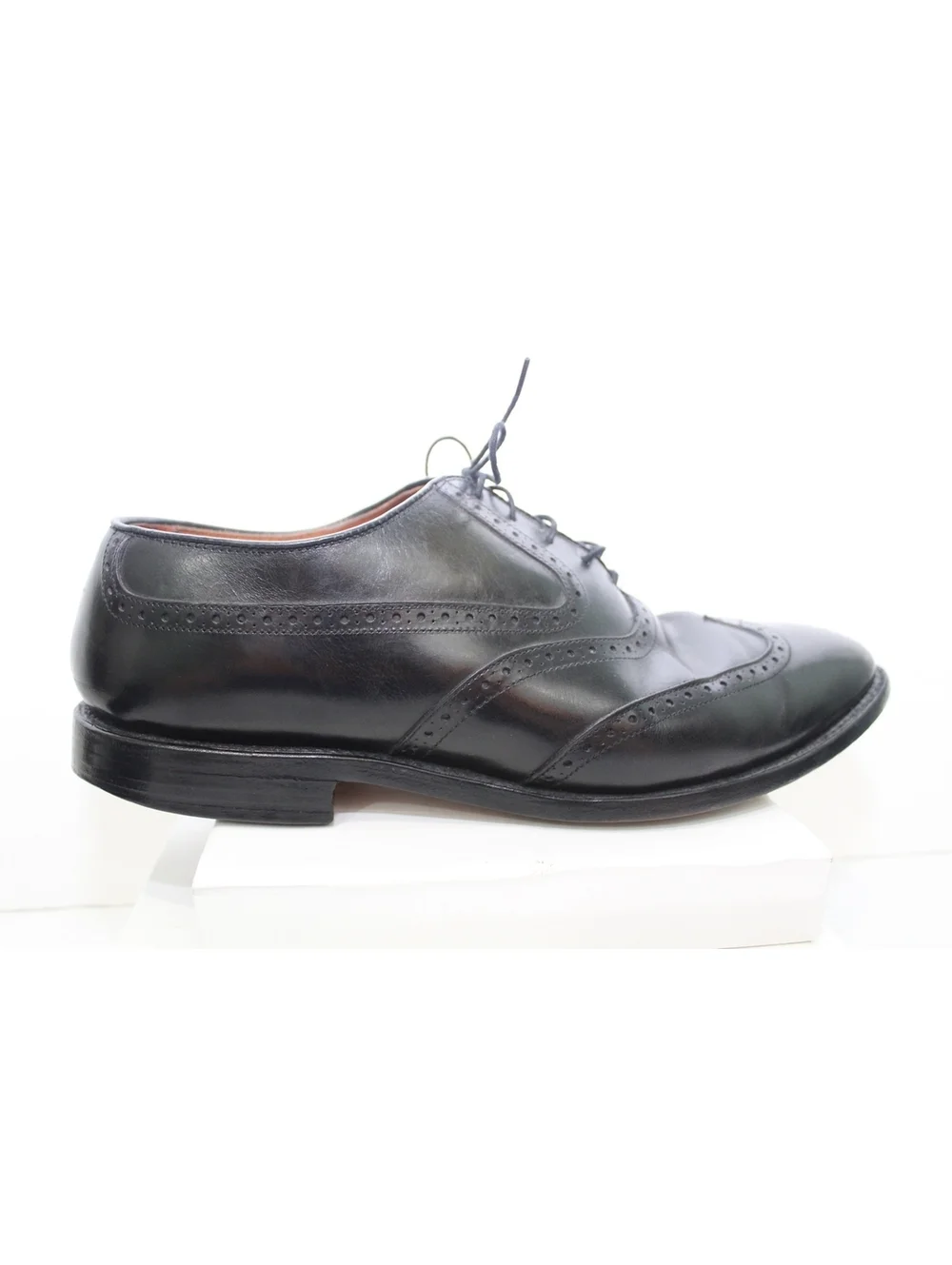 Allen Edmonds Birmingham Black Leather Oxford WingTip Dress Shoes Mens Sz 11.5 D